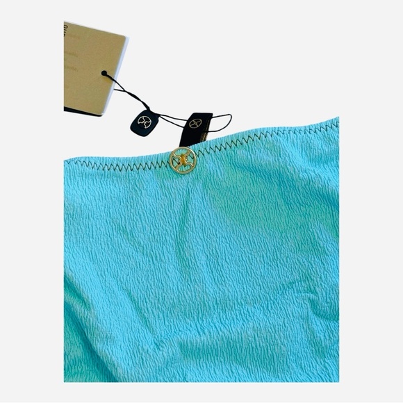 Vix Firenze Basic Full Bikini Bottom in Aqua with Contrast Trim NWT - Picture 4 of 6